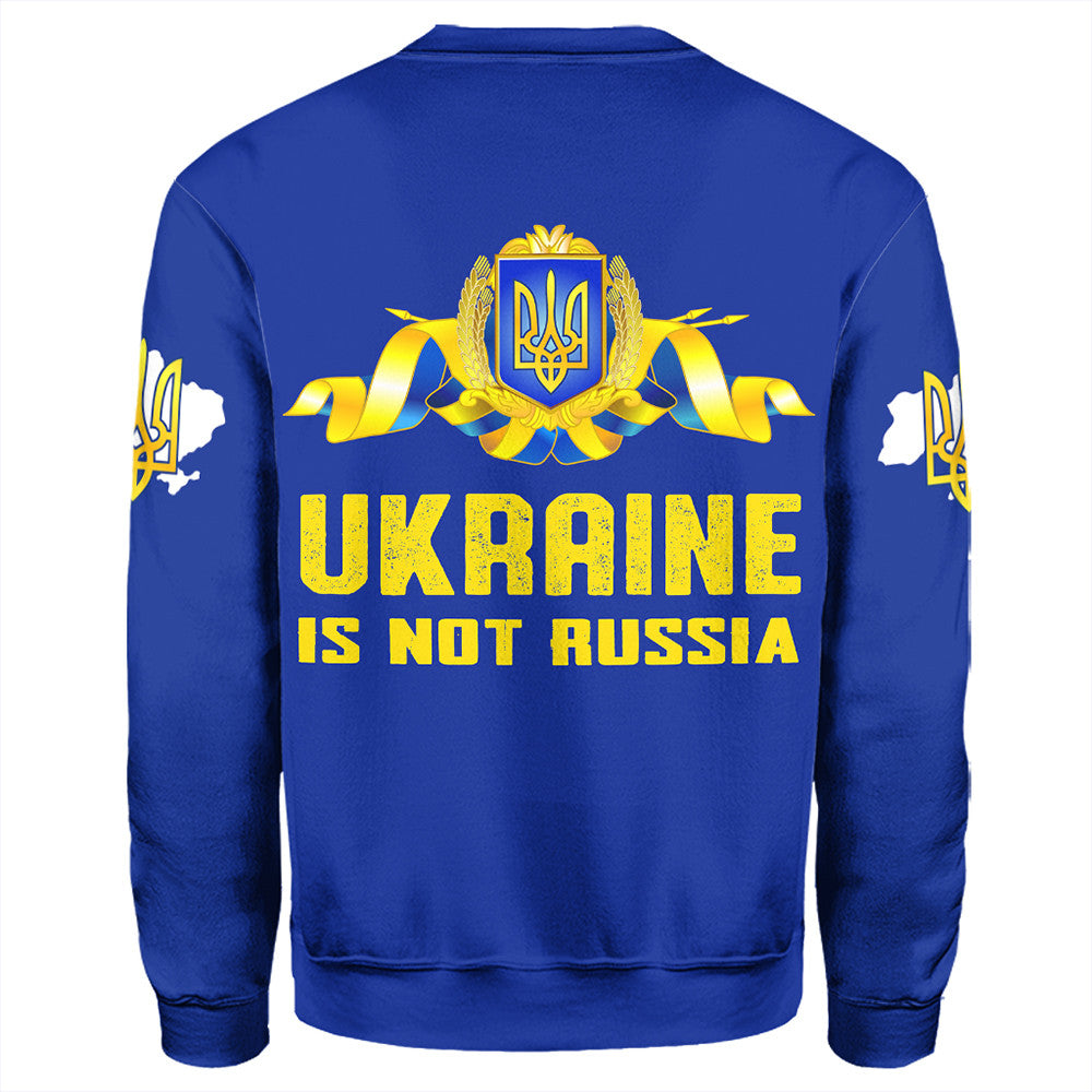 Ukraine Sweatshirt Ukraine Not Russia Sweatshirt LT10 - Wonder Print Shop