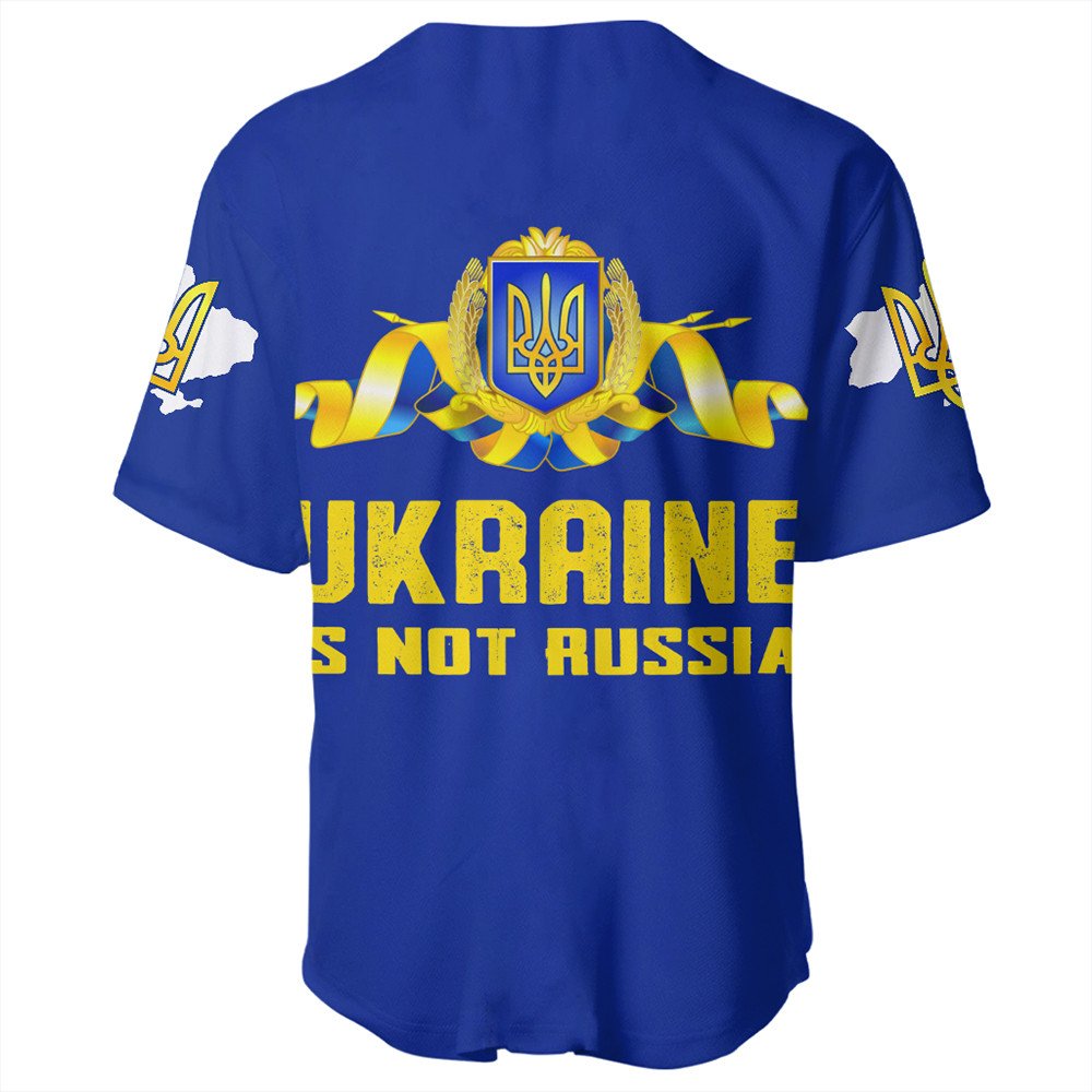 Ukraine Baseball Jersey Ukraine Not Russia Baseball Jersey LT10 - Wonder Print Shop