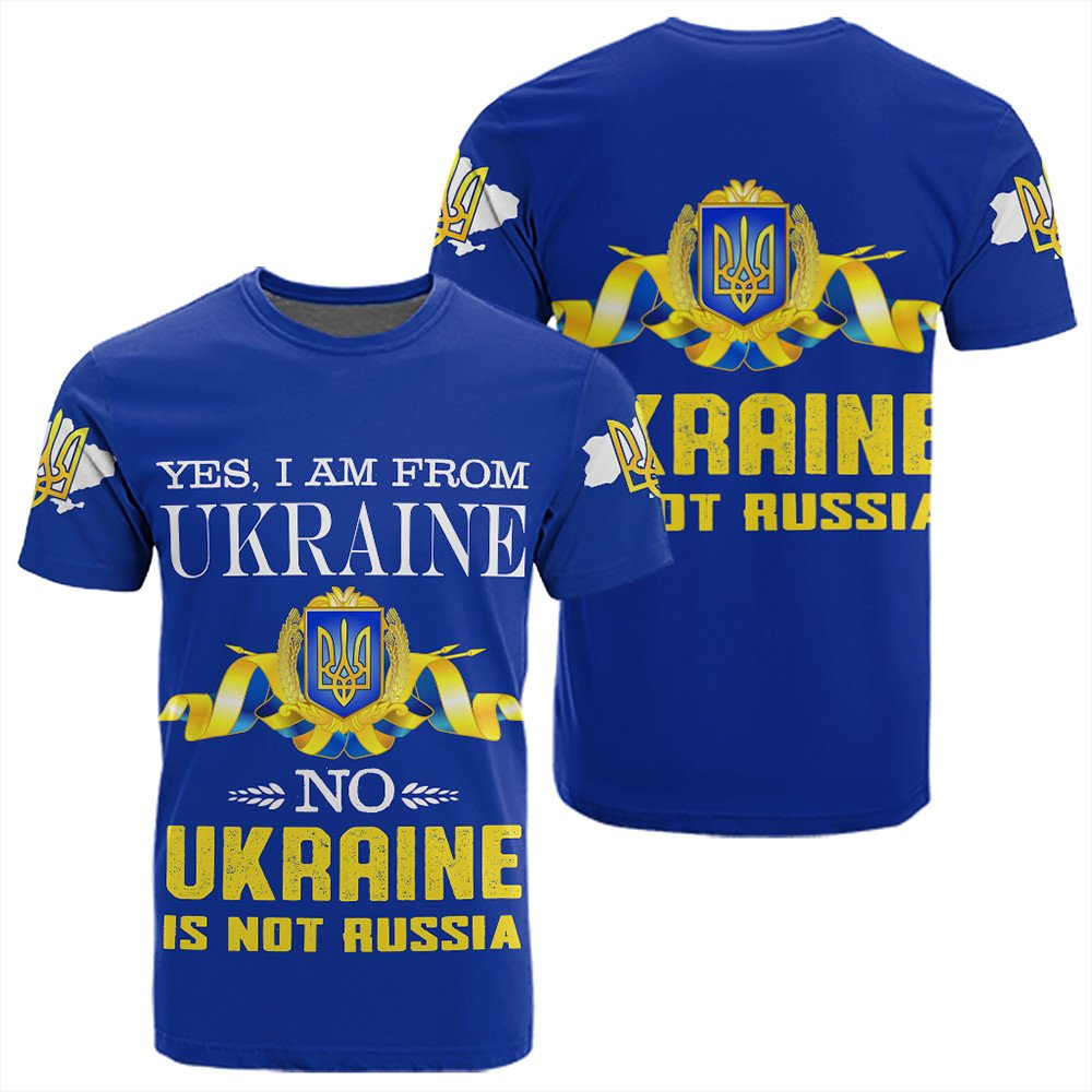 Ukraine T Shirt Ukraine Not Russia T Shirt LT10 - Wonder Print Shop