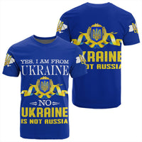 Ukraine T Shirt Ukraine Not Russia T Shirt LT10 - Wonder Print Shop