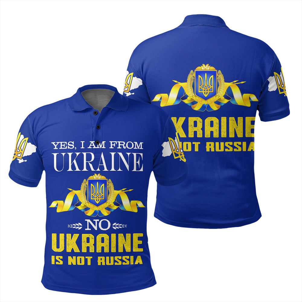 Ukraine Polo Shirt Ukraine Not Russia Polo Shirt LT10 - Wonder Print Shop