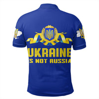 Ukraine Polo Shirt Ukraine Not Russia Polo Shirt LT10 - Wonder Print Shop
