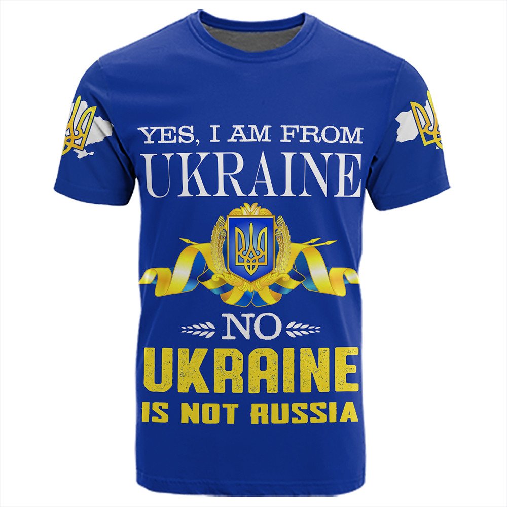 Ukraine T Shirt Ukraine Not Russia T Shirt LT10 - Wonder Print Shop