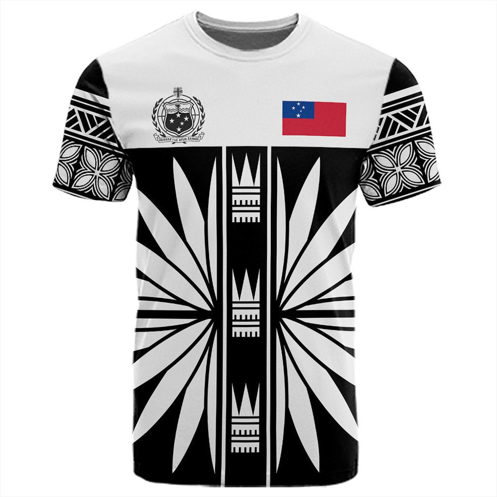 African T Shirt Samoa Black Saturday T Shirt LT10 - Wonder Print Shop