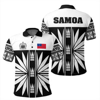 Samoa Polo Shirt Black Saturday LT10 - Wonder Print Shop