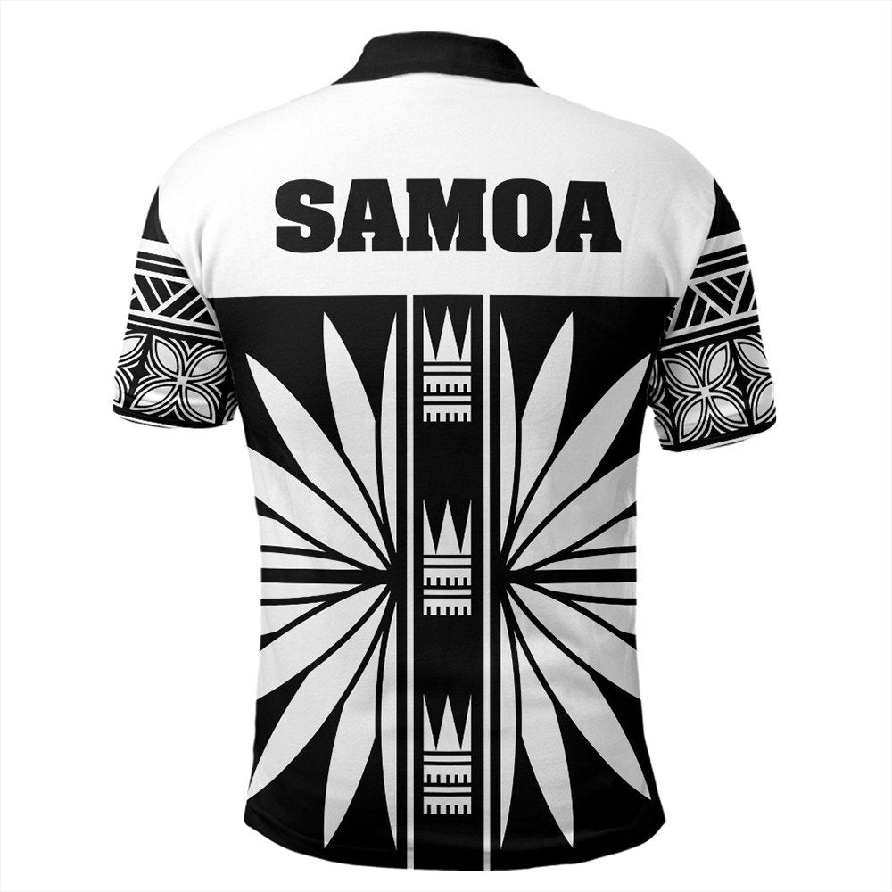 Samoa Polo Shirt Black Saturday LT10 - Wonder Print Shop