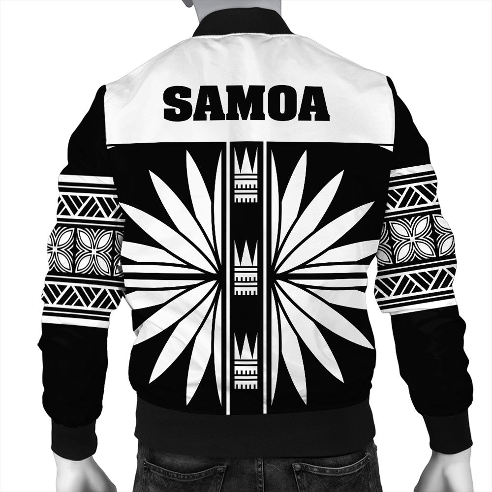 Wonder Print Shop Jacket - Samoa Black Saturday Bomber Jacket LT10 - Wonder Print Shop