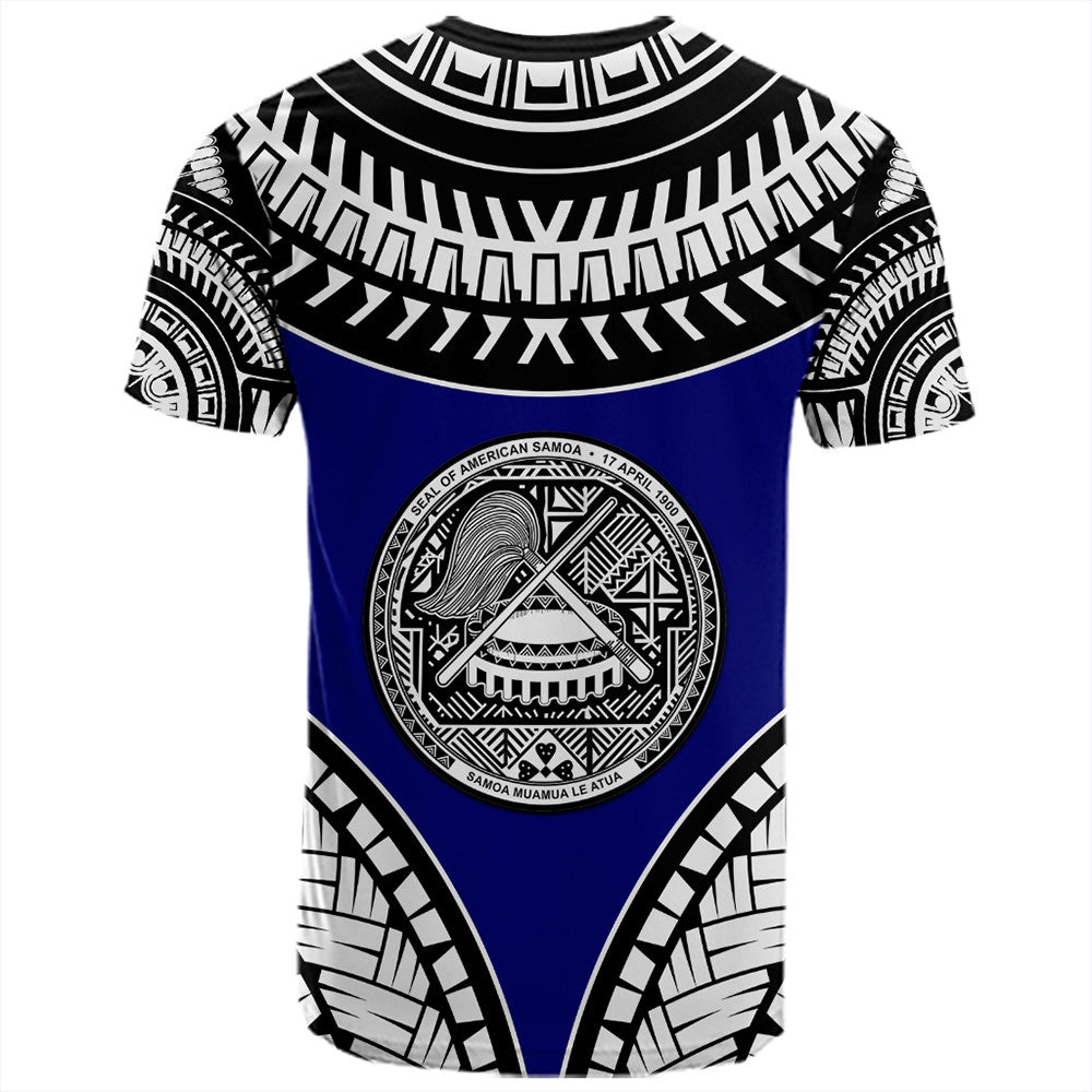 African T Shirt American Samoa Tattoo Chief T Shirt LT10 - Wonder Print Shop