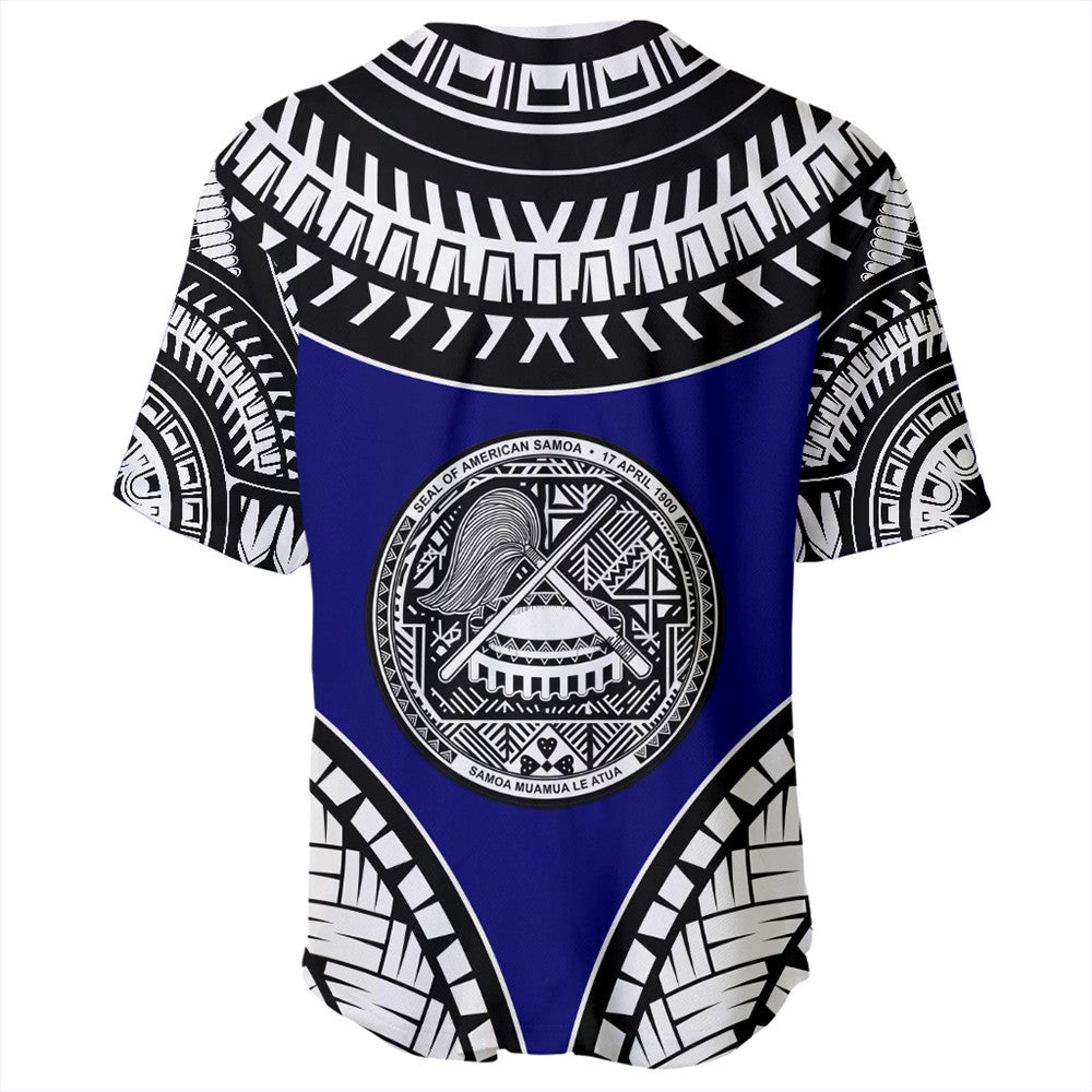 Wonder Print Shop Baseball Jersey - American Samoa Tattoo Chief Baseball Jersey LT10 - Wonder Print Shop