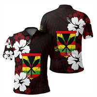 Hawaii Polo Shirt Kanaka Hibiscus Style LT10 - Wonder Print Shop