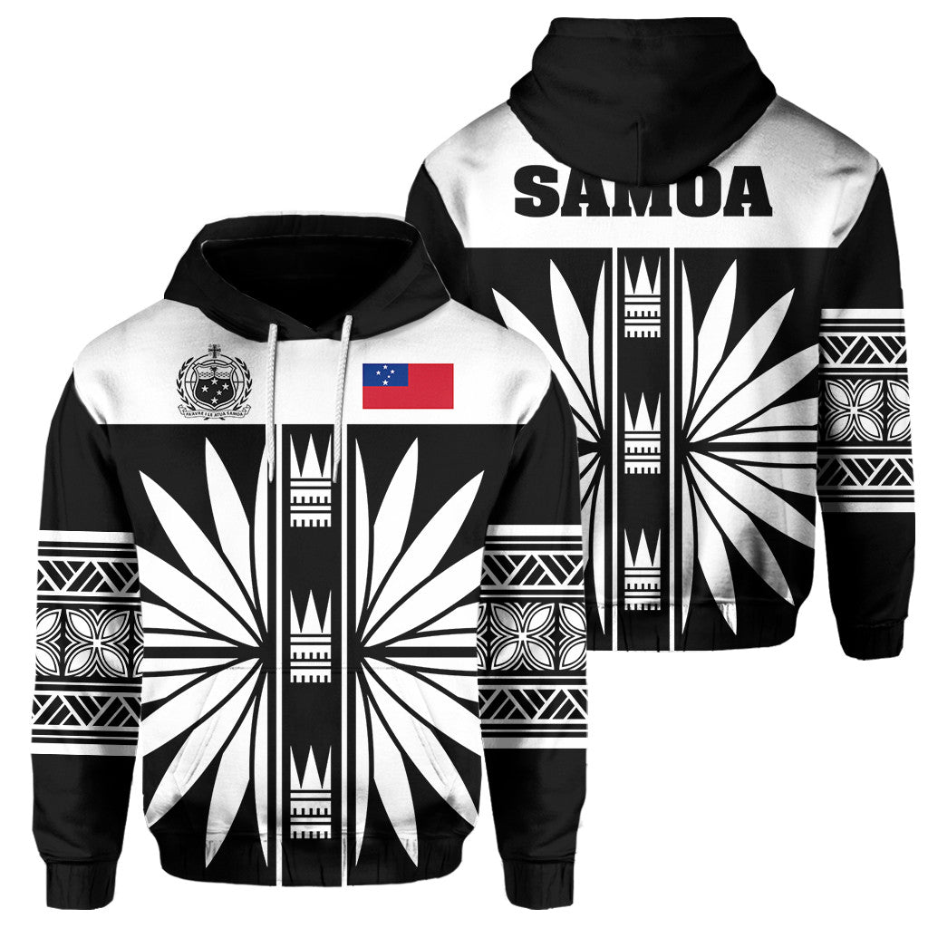 African Hoodie Samoa Black Saturday Hoodie LT10 - Wonder Print Shop