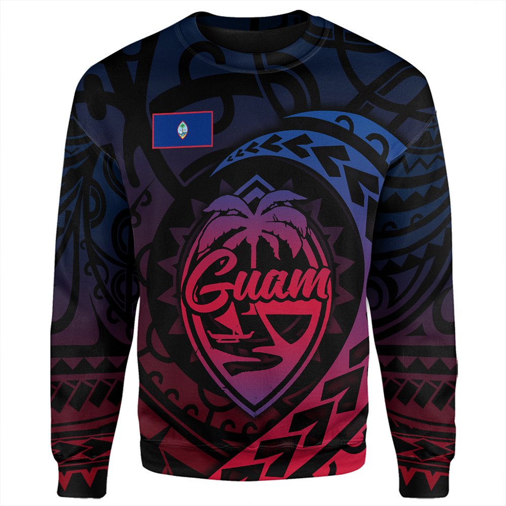 Wonder Print Shop Sweatshirt - Guam Rising Style Sweatshirt LT10 - Wonder Print Shop