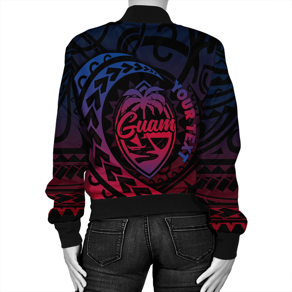 Wonder Print Shop Jacket - Guam Rising Style Bomber Jacket LT10 - Wonder Print Shop