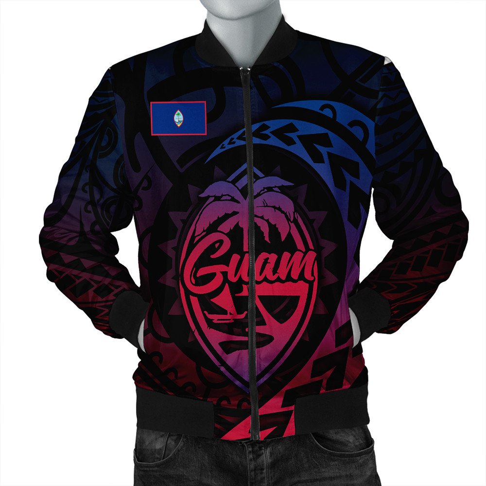 Wonder Print Shop Jacket - Guam Rising Style Bomber Jacket LT10 - Wonder Print Shop