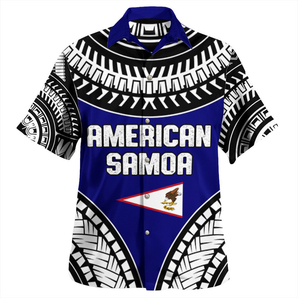 Wonder Print Shop Hawaiian Shirt - American Samoa Tattoo Chief Hawaiian Shirt LT10 - Wonder Print Shop