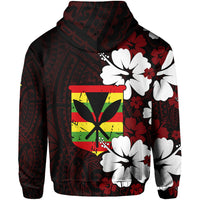 Polynesian Hoodie Hawaii Kanaka Hibiscus Style Hoodie LT10 - Wonder Print Shop