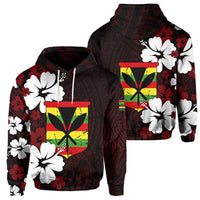 Polynesian Hoodie Hawaii Kanaka Hibiscus Style Hoodie LT10 - Wonder Print Shop