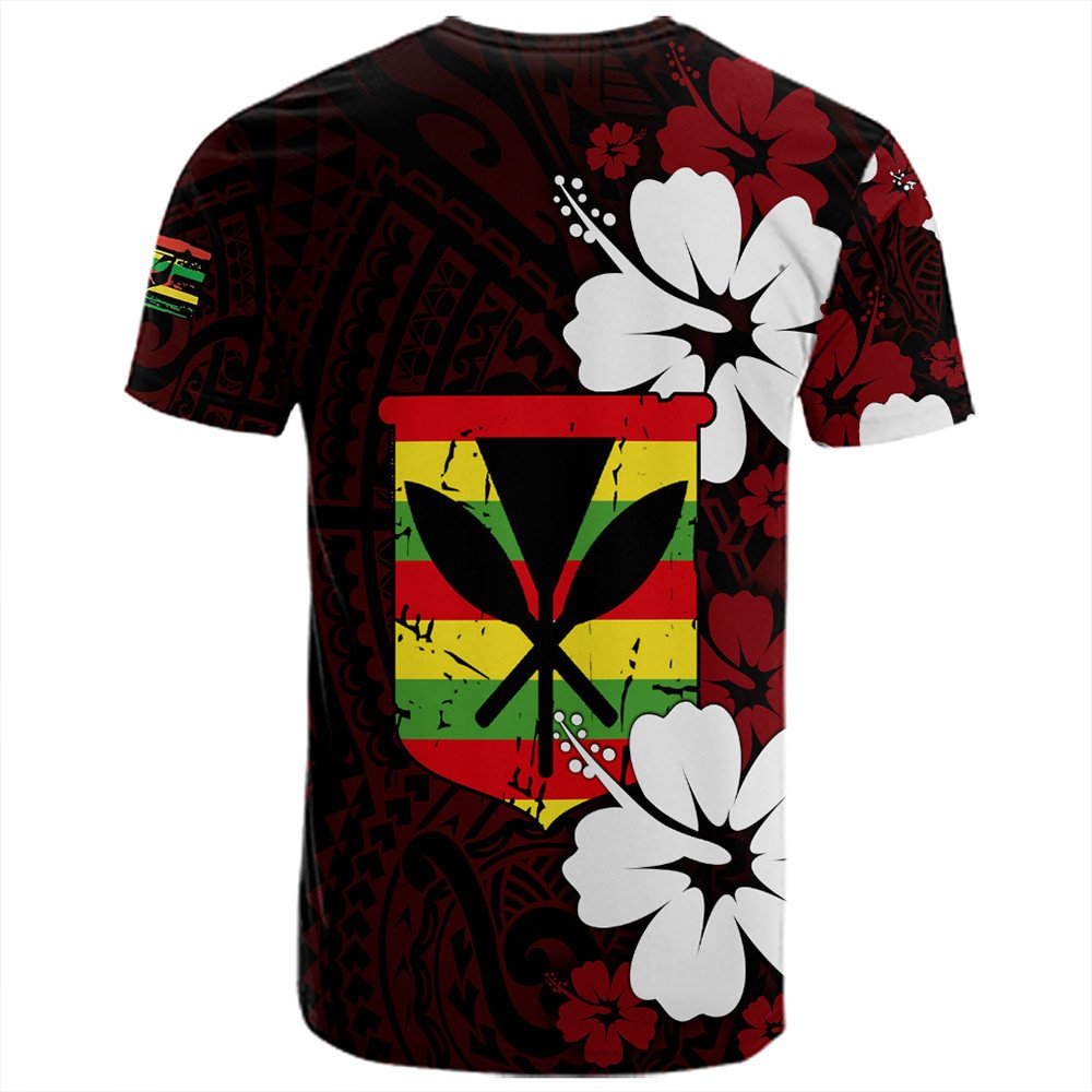 Polynesian T Shirt Hawaii Kanaka Hibiscus Style T Shirt LT10 - Wonder Print Shop