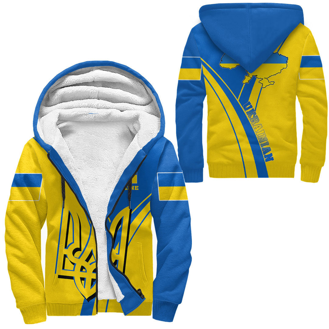 Ukraine Pride Sherpa Hoodies RLT7 - Wonder Print Shop
