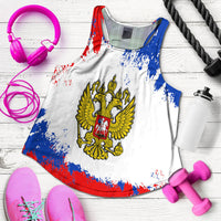 Russia Paint Style Racerback Tank RLT12 - Wonder Print Shop