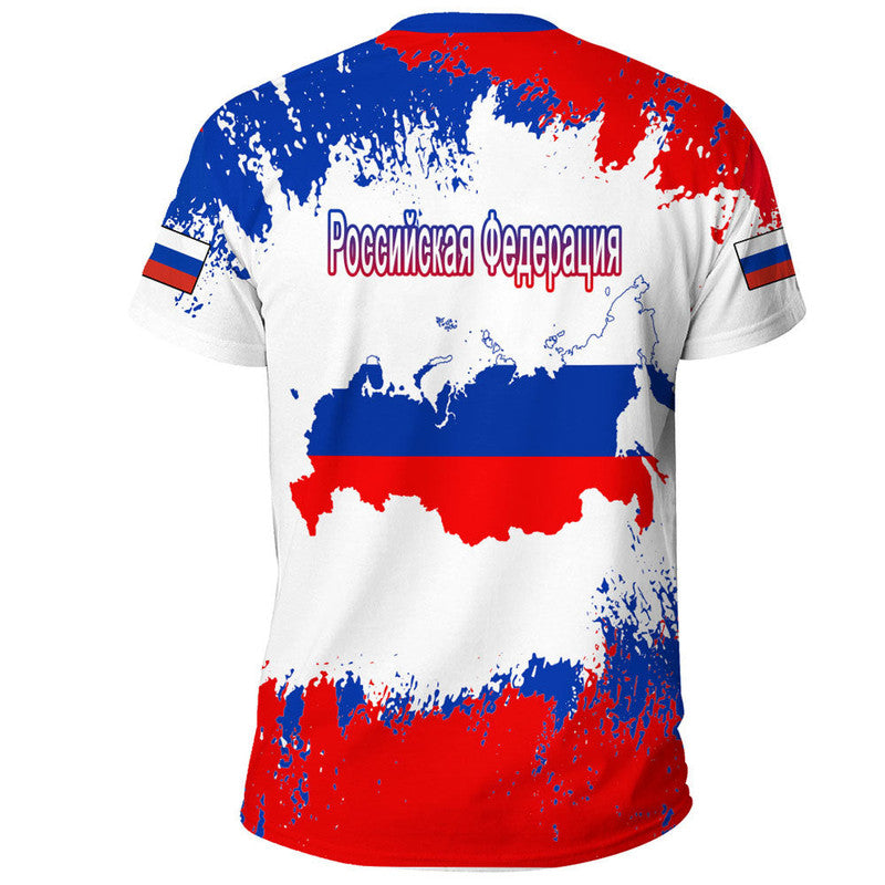 Russia Paint Style T Shirt RLT12 - Wonder Print Shop