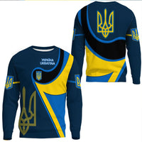 Ukraine Gold Trident Flag Coloury Fashion Sweatshirts RLT7 - Wonder Print Shop