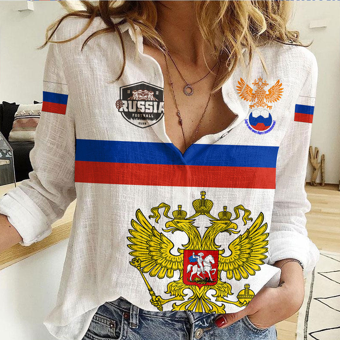 Russia Sport 2022 Women Casual Shirt RLT7 - Wonder Print Shop