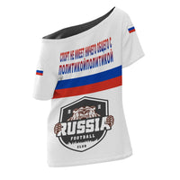 Russia Sport 2022 Off Shoulder T shirt RLT7 - Wonder Print Shop