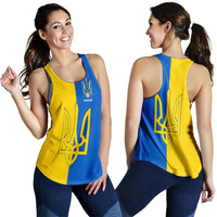 Ukraine Football Racerback Tank RLT7 - Wonder Print Shop