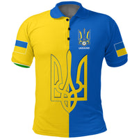 Ukraine Football Polo Shirt RLT7 - Wonder Print Shop