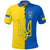 Ukraine Football Polo Shirt RLT7 - Wonder Print Shop