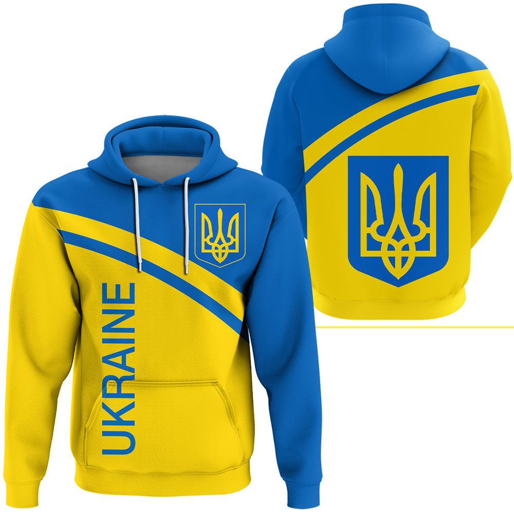 Ukraine Curve Style Hoodie RLT7 - Wonder Print Shop