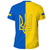 Ukraine Curve Style T Shirt RLT7 - Wonder Print Shop