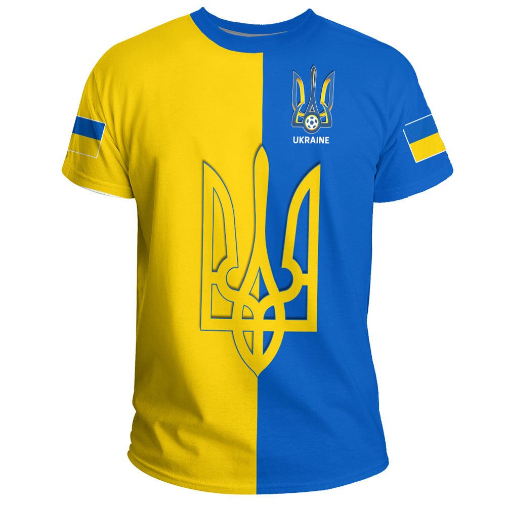 Ukraine Curve Style T Shirt RLT7 - Wonder Print Shop