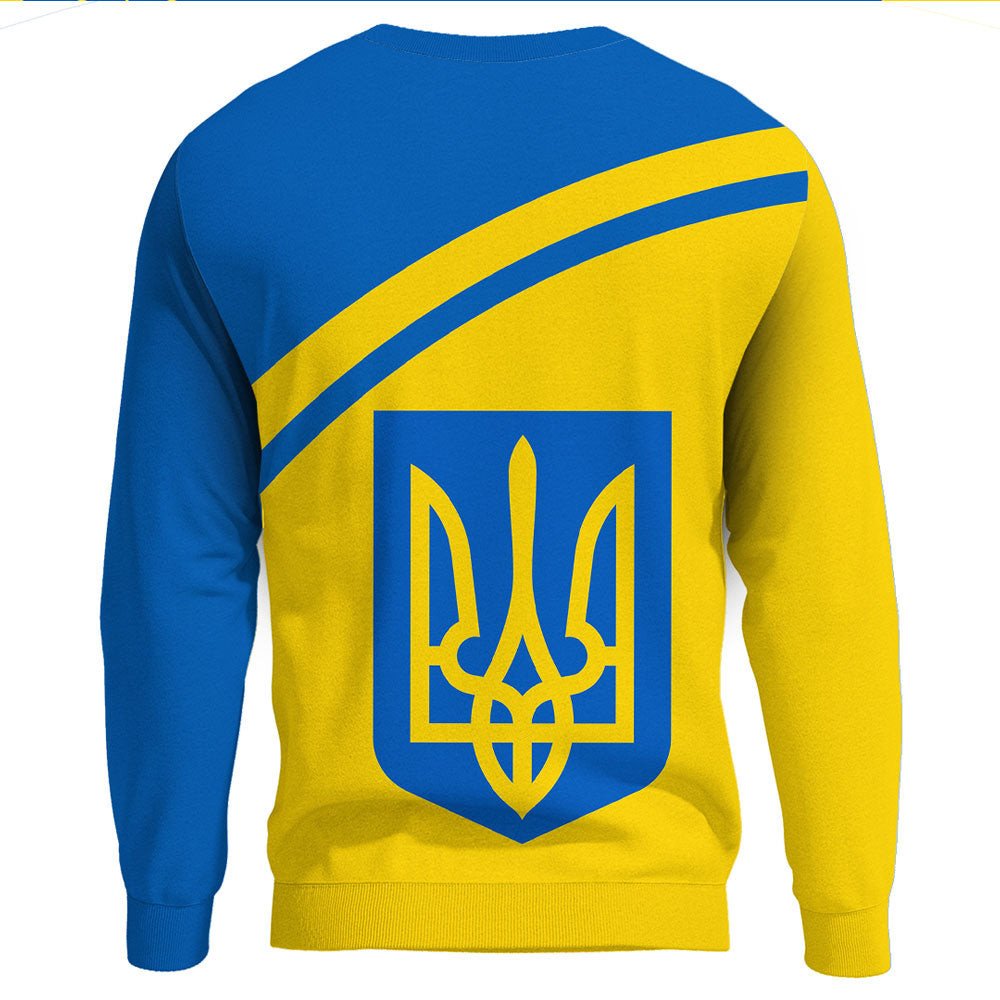 Ukraine Curve Style Sweatshirts RLT7 - Wonder Print Shop