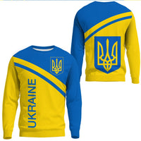 Ukraine Curve Style Sweatshirts RLT7 - Wonder Print Shop