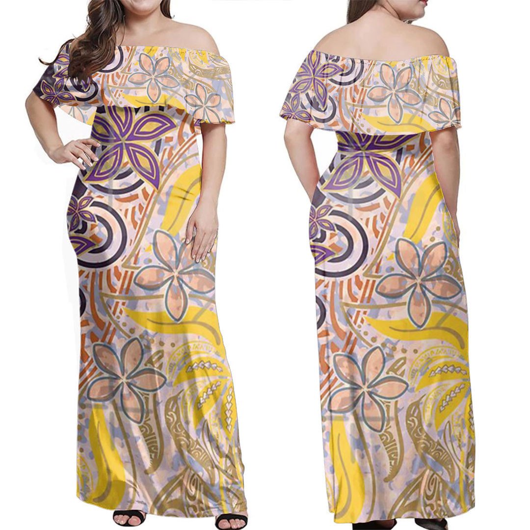 polynesian-dress-polynesian-gold-and-purple-tropical-camo-off-shoulder-long-dress