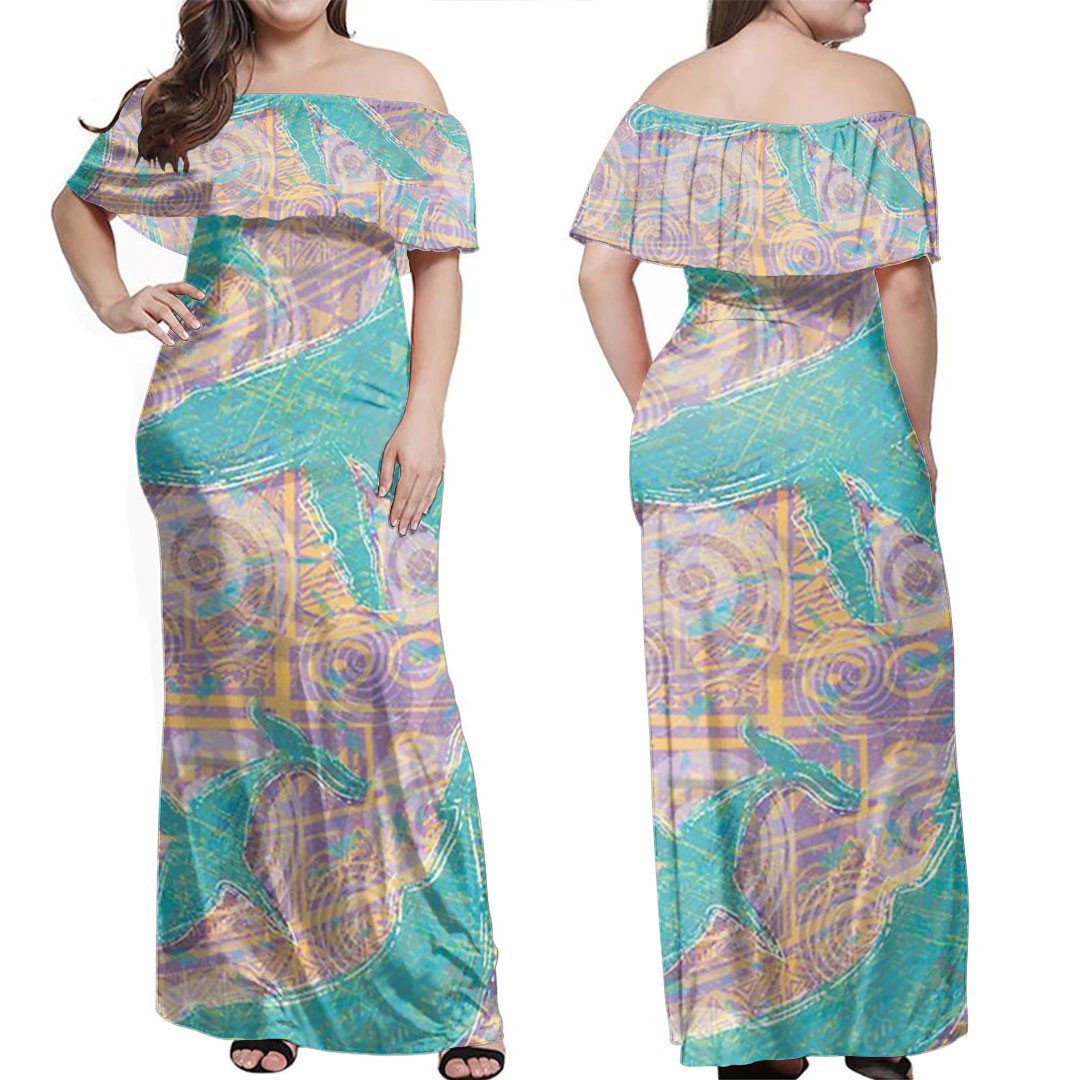polynesian-dress-polynesian-whales-tapa-print-off-shoulder-long-dress