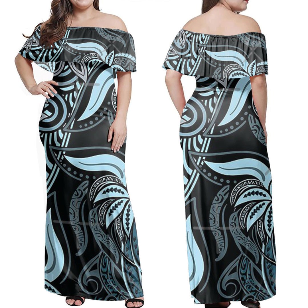 polynesian-dress-polynesian-blue-tribal-floral-off-shoulder-long-dress