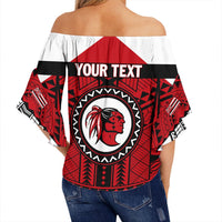 wonder-print-shop-clothing-personalized-hawaiian-high-kahuku-red-raiders-football-off-shoulder-wrap-waist-top