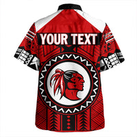 Wonder Print Shop Hawaiian Shirt - Personalized Hawaiian High Kahuku Red Raiders Football Hawaiian Shirt LT10 - Wonder Print Shop