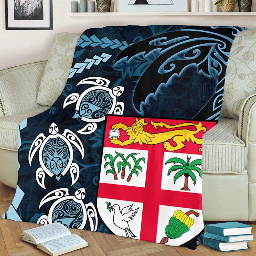 wonder-print-shop-home-set-fiji-coat-of-arms-turtle-palm-tree-blanket