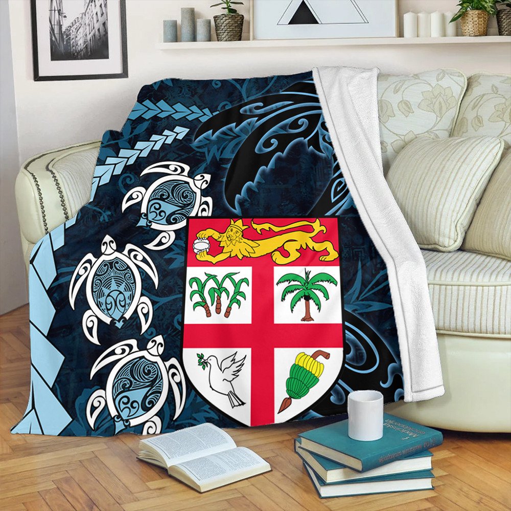 wonder-print-shop-home-set-fiji-coat-of-arms-turtle-palm-tree-blanket