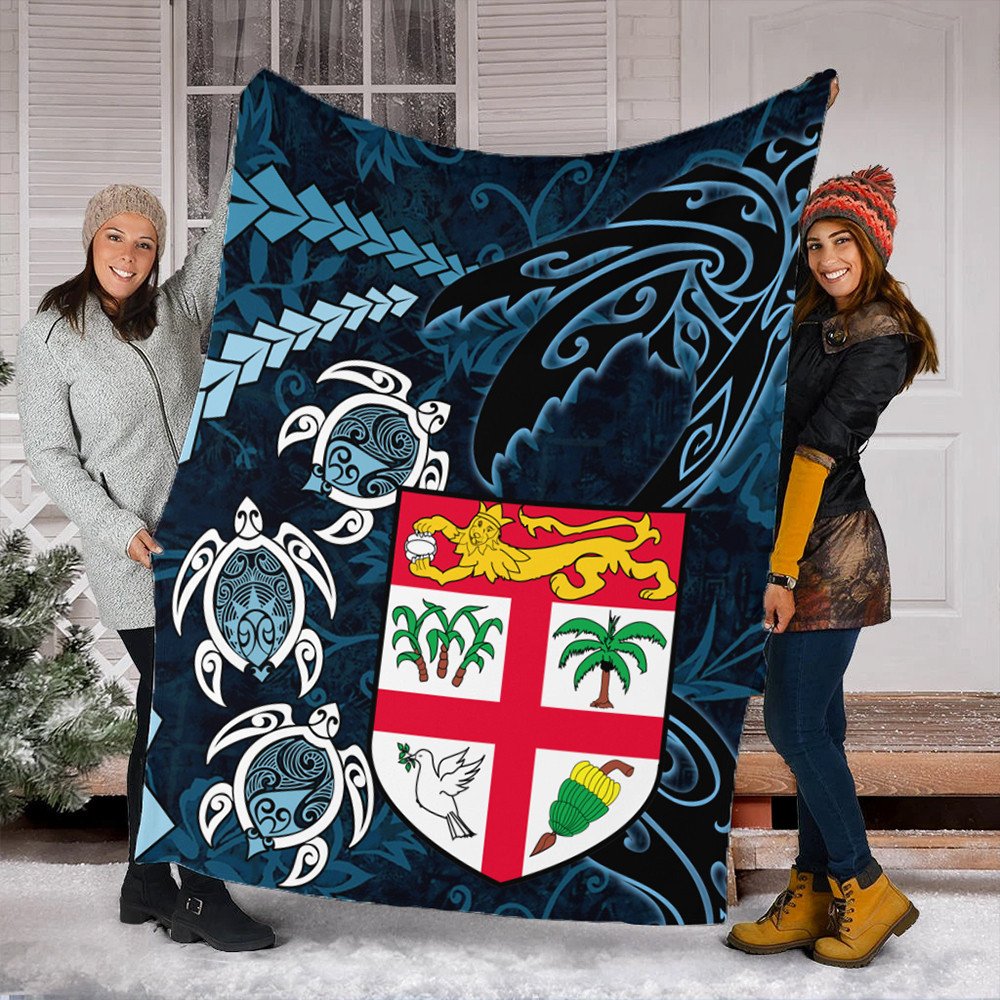 wonder-print-shop-home-set-fiji-coat-of-arms-turtle-palm-tree-blanket