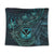 Wonder Print Shop Home Decor - Hawaii Kanaka Maoli Turquoise Tiare Honu Tapestry LT10 - Wonder Print Shop