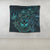 Wonder Print Shop Home Decor - Hawaii Kanaka Maoli Turquoise Tiare Honu Tapestry LT10 - Wonder Print Shop