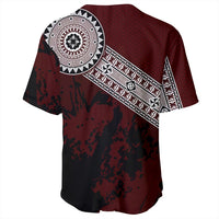 Polynesian Shirt Fiji Masa Paint Style Baseball Jersey LT10 - Wonder Print Shop