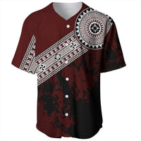 Polynesian Shirt Fiji Masa Paint Style Baseball Jersey LT10 - Wonder Print Shop