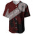 Polynesian Shirt Fiji Masa Paint Style Baseball Jersey LT10 - Wonder Print Shop