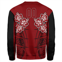 Polynesian Sweatshirt Personalized Hawaii Spearhead Hibiscus Polynesian Sweatshirt LT10 - Wonder Print Shop